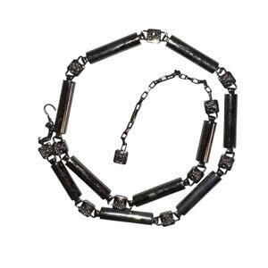 Vintage Versace Silver Medusa Chain Belt
